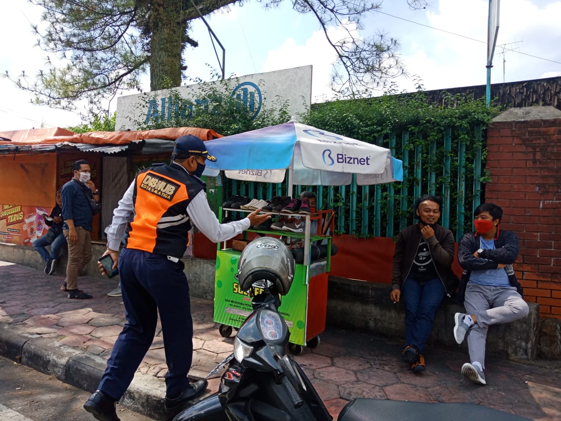 Dishub Kota Salatiga gelar sosialisasi kepada para pengguna jalan di Kota Salatiga