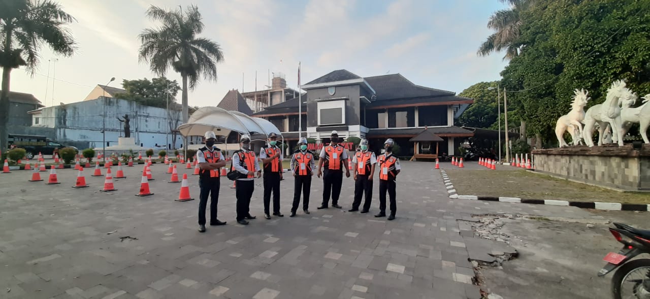 Pengamanan dan Pengaturan Lalulintas pada kegiatan SKB CPNS Kota Salatiga