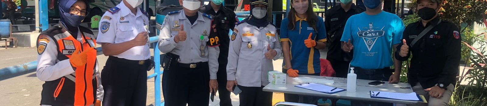 Pelaksaann Kegiatan Ramp Check dan Tes Anti Narkoba Bagi Awak Kendaraan Menjelang Idul Fitri Tahun 2022