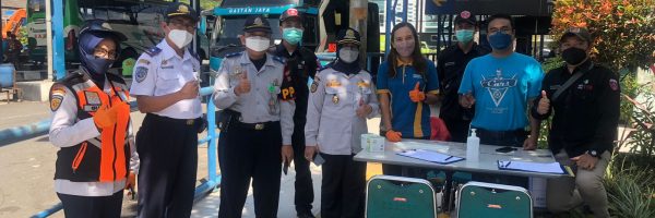 Pelaksaann Kegiatan Ramp Check dan Tes Anti Narkoba Bagi Awak Kendaraan Menjelang Idul Fitri Tahun 2022
