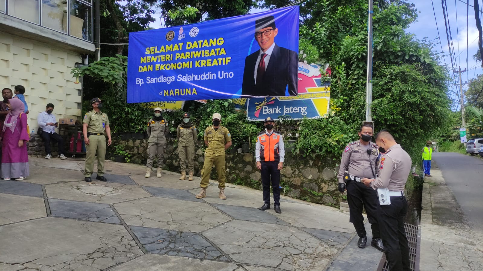 Pengamanan Kegiatan Menparekraf di Salatiga