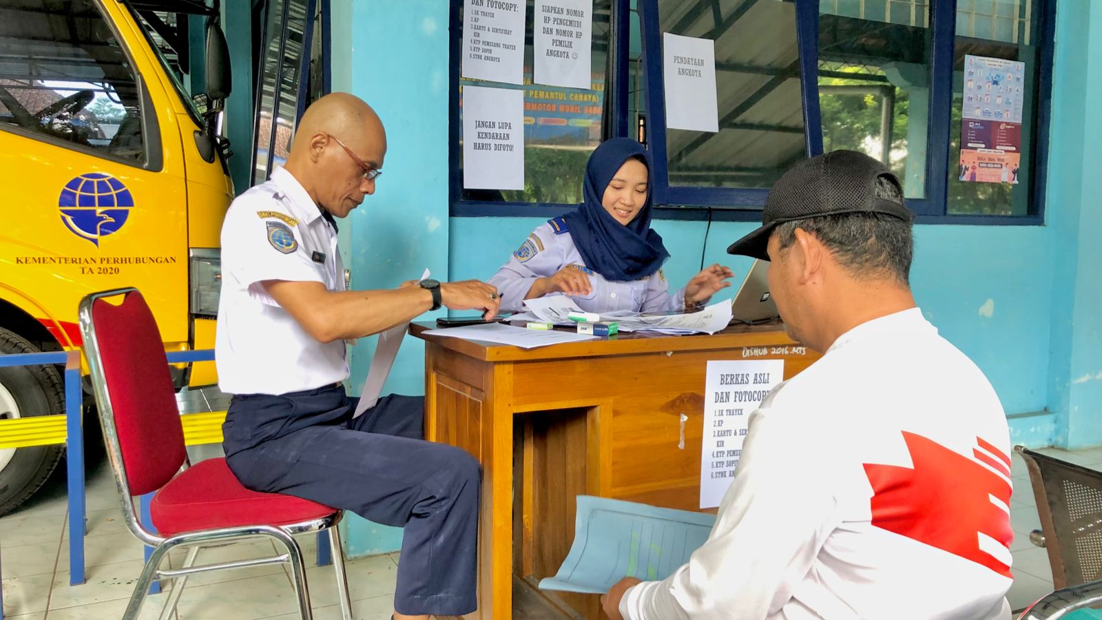 PENDATAAN ADMINISTRATIF DAN PENGECEKAN FISIK ANGKUTAN KOTA