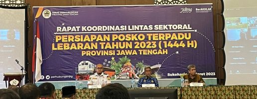 RAPAT KOORDINASI LINTAS SEKTORAL PERSIAPAN POSKO TERPADU LEBARAN TAHUN 2023/1444 H