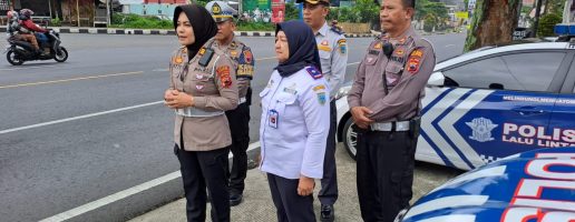 DISHUB KOTA SALATIGA BERSAMA SATLANTAS KOTA SALATIGA MELAKSANAKAN SURVEY JALUR ANGKUTAN LEBARAN 2023