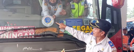 DISHUB SALATIGA MELAKSANAKAN RAMP CHECK BERSAMA BPTD WIL X JATENG&DIY, POLRES SALATIGA DAN DKK SALATIGA DI TERMINAL TIPE A TINGKIR