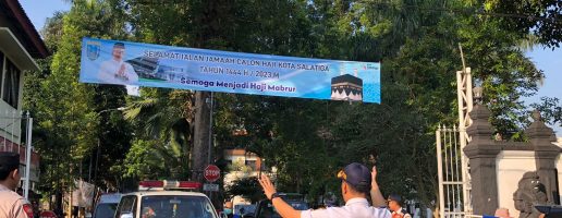 Pengamanan Lalu Lintas Pemberangkatan Calon Jamaah Haji Kota Salatiga Tahun 2023