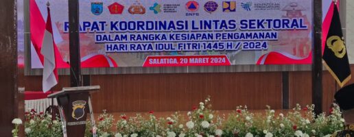 RAKOOR LINTAS SEKTORAL DALAM RANGKA KESIAPAN PENGAMANAN HARI RAYA IDUL FITRI 1445H /2024