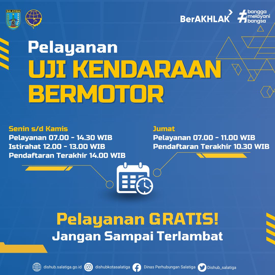 PELAYANAN UJI KENDARAAN BERMOTOR