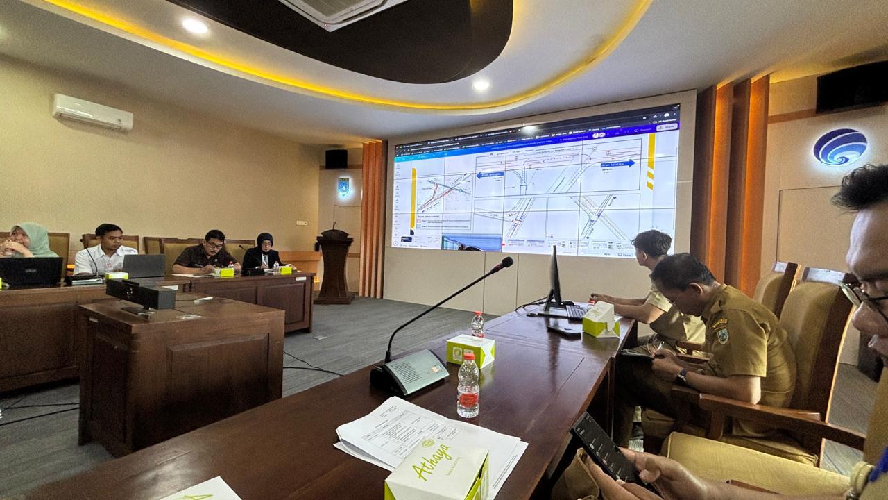 RAKOR FINALISASI PEMERIKASAAN KESIAPAN LAHAN UNTUK PEMBANGUNAN RAMP ON / OFF EXIT TOL JL.PATTIMURA