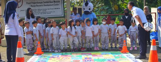 SOSIALISASI SI DOL SLAMET BERSAMA DANCING BEE SCHOOL