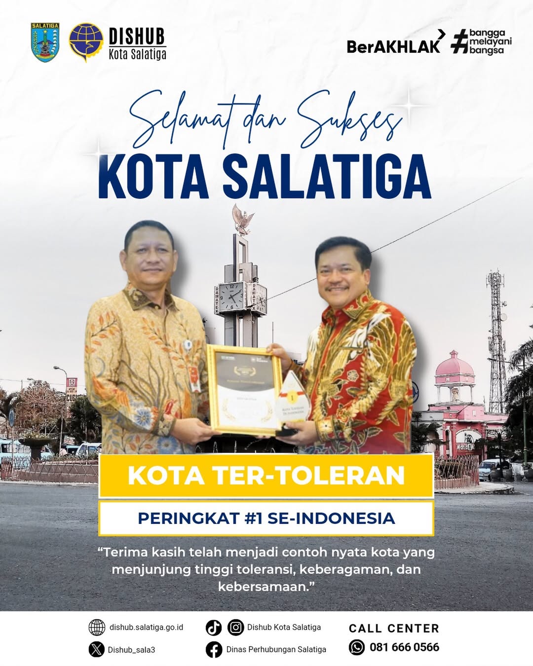 KOTA SALATIGA KOTA TER-TOLERAN SE INDONESIA