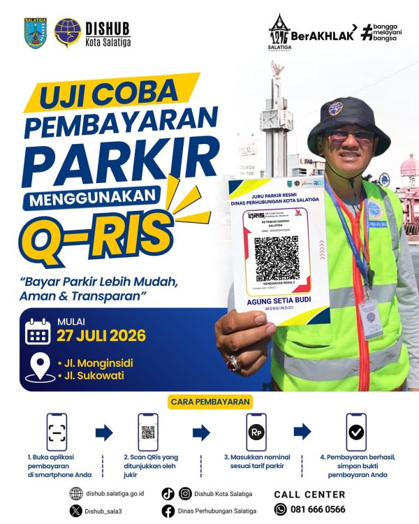 Uji Coba Pembayaran Parkir Non Tunai dengan QRIS Segera Dimulai!