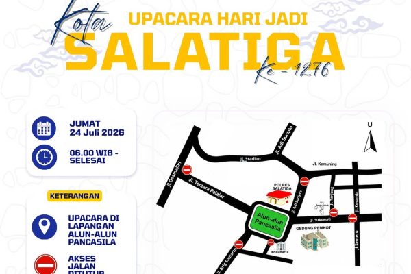 REKAYASA LALU LINTAS UPACARA HARI Jadi ke-1276 KOTA SALATIGA